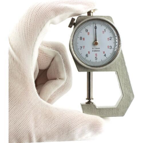 0.1mm New dial Thickness Gauge 0-10mm 0-20mm Digital Micrometer Thickness Meter paper measurement tool leather thickness gauge