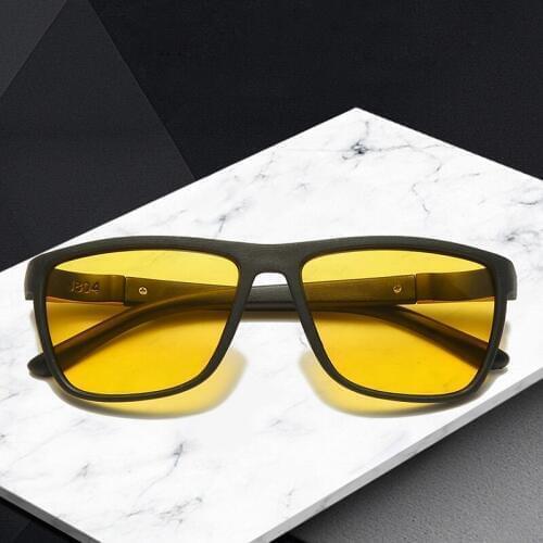 TR90 Night Vision Driving Polarized Sunglasses Eyewear Eye Glasses Flexible Sun Glasses Men Women Summer UV400 Protection Shade