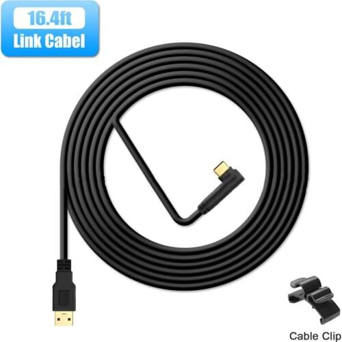 5M USB 3.1 Type C to USB Type A Cable Line High Transmission Data Cable for Oculus Quest/Quest 2 VR Headset Accessories