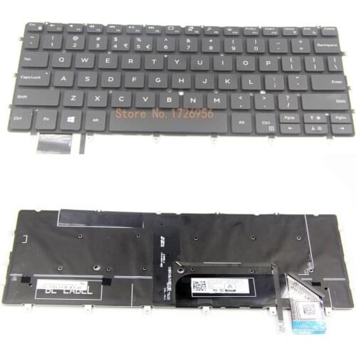 Laptop Keyboard Enter-key w/Backlit for Dell XPS 13 9370 13-9370 13-9370-D1705S US 06Y7DJ backlit keyboard