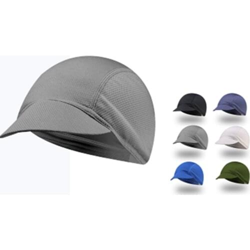 Summer Cool Quick Dry Mesh Cap Bike Caps Mtb Road Multi Bicycle Head Wear Bandana 6 Colors Cotton Riding Hat Headsweat Cycle Hat