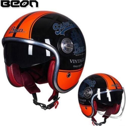 2019 Winter New Eur ECE certification Double lens Motorcycle Helemt B108A ABS Retro Motorbike Helmets Built-in lens