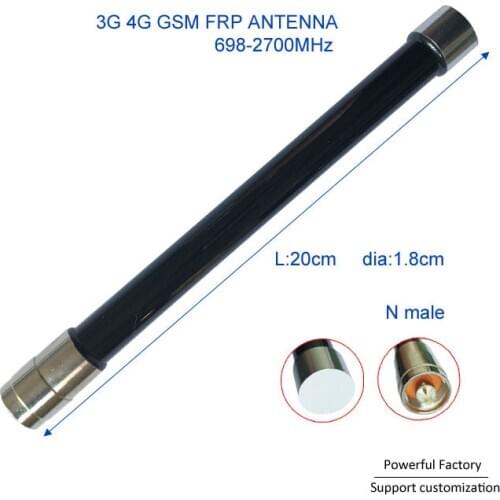 N male base station outdoor 8dBi GSM GPRS 2.4G Wifi Omni 4G Fiberglass Antenna 1PCS