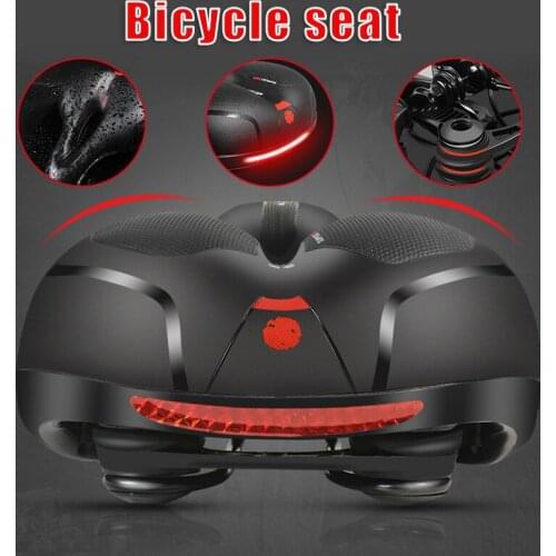Newly Comfort Bike Seat for Women Men Bicycle Saddle Replacement Padded with 2 Shock Absorbing Ball High Density Soft