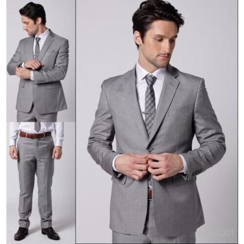 Gray Sharkskin Groom Suit Custom Made Grey Two-Tone Woven Wedding Suits For Men,Bespoke Vintage Gray Coat Gray Wedding Tuxedo