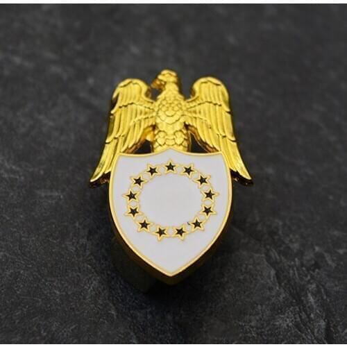 US United States Star Shield Eagle Metal Badge Pin Brooch