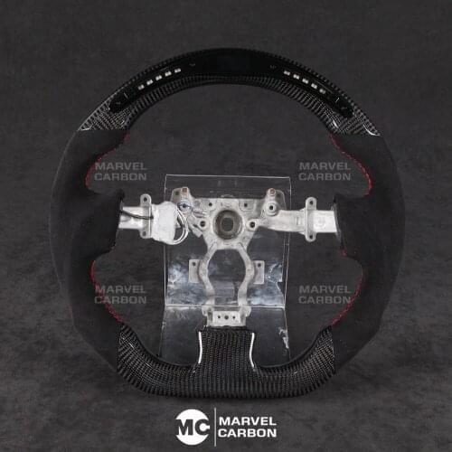 LED Performance Steering Wheel Display Compatible for Nissan GTR + 100% Real Carbon Fiber