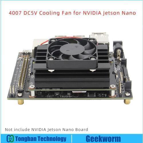 4007 40MM 4CM 40*40*7 Cooling Fan for NVIDIA Jetson Nano Development Board, DC5V Cooler Fan for NVIDIA Jetson Nano Metal Case