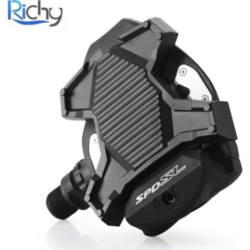 1 Pair Road Bike Self-Locking Pedal Modification Lock Pedal Conversion Flat Pedal Modified Flat Pedal For SPD System KEO System