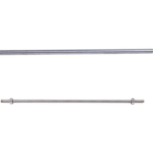 1Pc 320mm x M8 Stainless Steel Thread Bar Stock Rod Silver Tone & 1Pc 304 Stainless Steel Capillary Tube Tool OD 8mm x 6mm ID, L