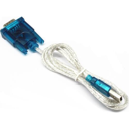 1PCS HL-340 New USB to RS232 COM Port Serial PDA 9 pin DB9 Cable Adapter support Windows7-64