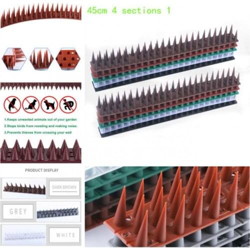 1pcs Hot Sale Plastic Repeller Bird and Pigeon Spikes Deterrent Anti Bird Spike Strip Bird Scarer Repeller for Pigeon