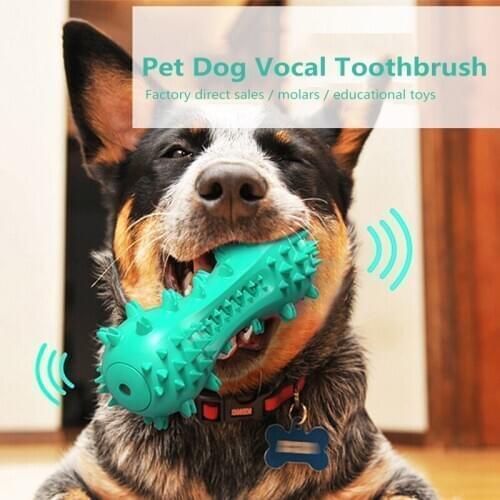 1 pc Dog Bite Resistant Molar Training Grinding Teeth Pet Product Rubber Dog Toy With Thorn Bone Rubber Molar Teeth Pet Toy Home