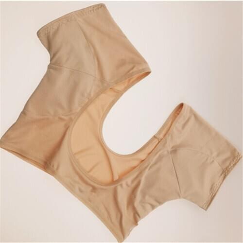 1Pc T-shirt Shape Sweat Pads Reusable Washable Underarm Armpit Sweat Pads Perfume Absorbing Anti M L Model Normal Size Plus Size