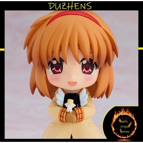 100% Original genuine Anime Kanon Tsukimiya Ayu Q version figma PVC Action Figure Anime Figure Model Toys Figure Doll Gift