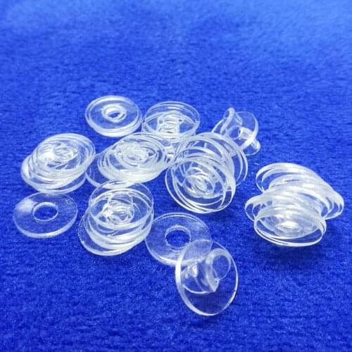 109pcs M2 M2.5 M3 M4 PVC transparent soft wahers plastic water-proof seal gasket thin meson washer 4mm-8mm OD 0.5mm-1mm thick