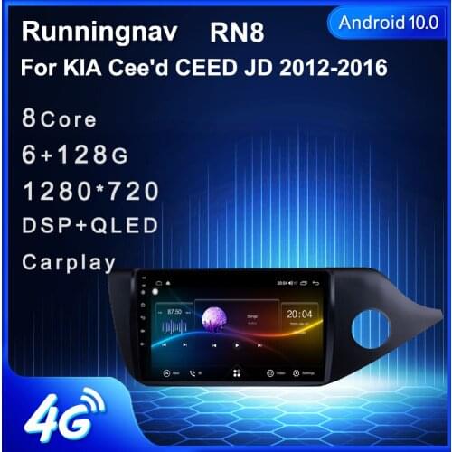 9" 4G LTE Android 10.1 For KIA Cee'd CEED JD 2012-2016 Multimedia Stereo Car DVD Player Navigation GPS Radio