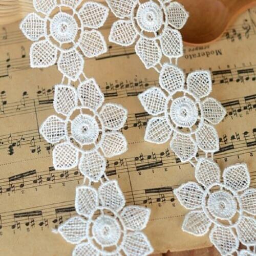 Hot-sale Lace accessories white lace soluble lace 5cm