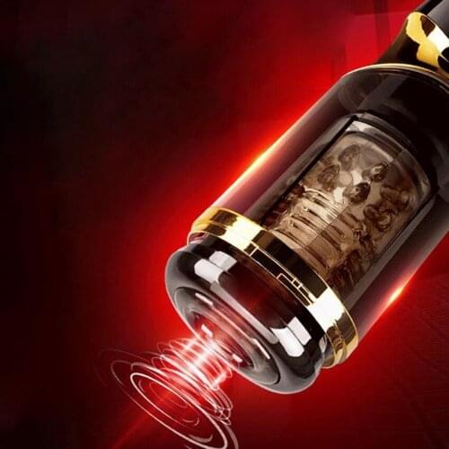 Automatic aircraft auto cup Vibrator for Man Sex Toys Voice Telescopic Aircraft Cup Male Masturbation Automatic Sex Machine