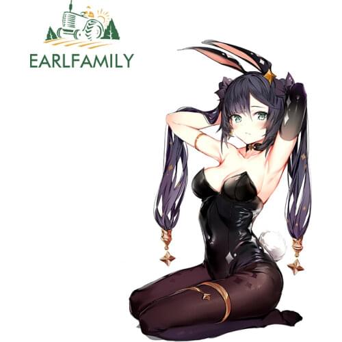 EARLFAMILY 13cm x 7.9cm for Genshin Impact Funny Car Stickers Waterproof Scratch-Proof Decal Refrigerator Laptop Vinyl Car Wrap