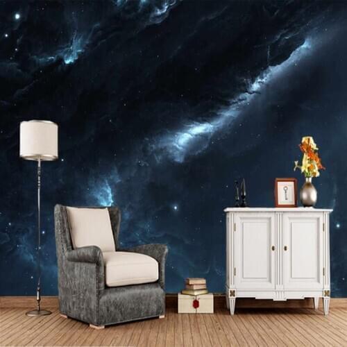 Customized papel de parede infantil, nebula cosmic mural used for living room bedroom sofa background decorative wallpaper