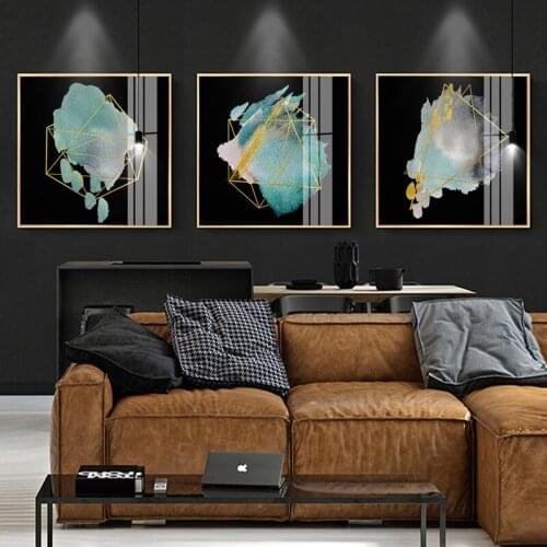 Geometric Abstract Posters and Prints Modern Canvas Art Print Wall Painting Decoration Home Decor Wall Pictures for Living Room
