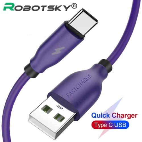 Usb C Cable Type C Cable Charger For Micro usb Fast Charging Data Cord for Huawei Samsung Xiaomi Usb Liquid Silicone Cable