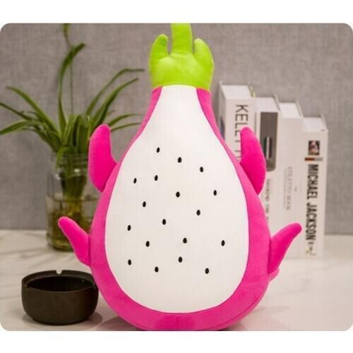 Creative pitaya fruit plush toy soft throw pillow kids toy sofa cushion pillow Christmas gift h0570