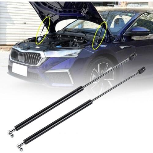 2Pcs Carbon Steel Front Hood Lift Support Hydraulic Bonnet Gas Shock Strut for Skoda Octavia A7 MK3 16-19 Strut Bars Suspension