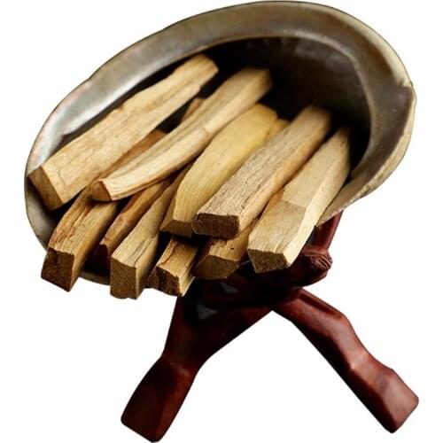 Perus Holy Wood Palo Santo Aromatherapy Purifies Space Magnetic Field Positive Energy Fragrance Meditation Supplies for Worship