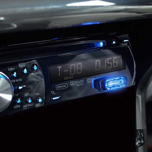 Dash Lamp Lighting USB 20000 hours Ambient Port Blue Rear Box Car Truck