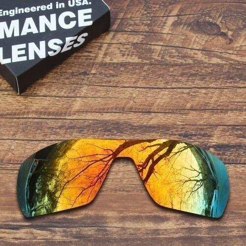 ToughAsNails Polarized Replacement Lenses for Oakley Offshoot Sunglasses Fire Red Mirrored (Lens Only)