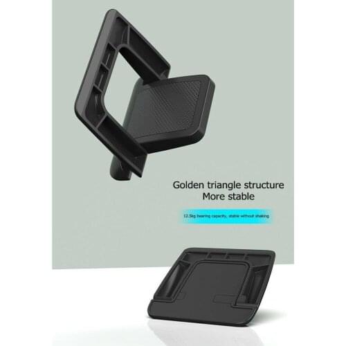2Pc Mini Portable Invisible Laptop Holder Adjustable Cooling Stand Foldable Anti Slip Multifunction Holder For Laptop Notebook