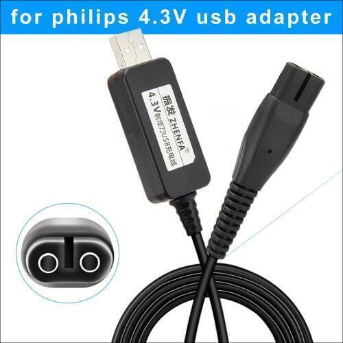 USB Plug Cable A00390 Electric Adapter Power Cord Charger for Philips Shavers XZ580 S510 S511S531 S538 S550 S551 QG3250 QG3340