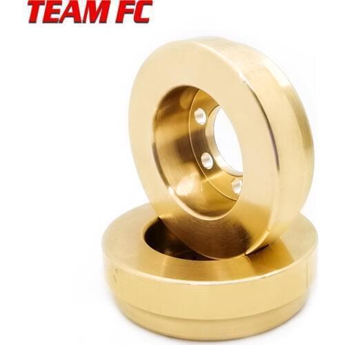 Brass 64g Internal Counterweight for 1.9 2.2 inch Wheel Rims Axial SCX10 90046 D90 TF2 TRX4 S238