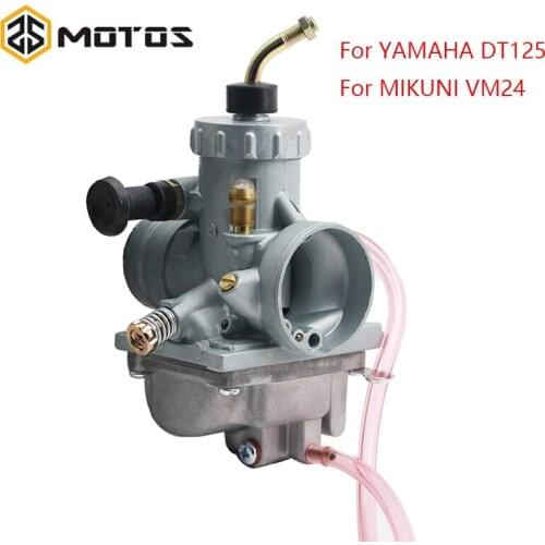 ZS MOTOS DT125 Elbow Carburetor VM24 Carb DT125 Carburetor For YAMAHA DT125 MIKUNI VM24 Elbow Carb Motorcycle Accessories