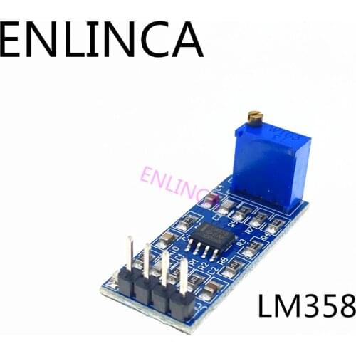1pc LM358 100 Times 100 Gain Signal Amplification Module Operational Amplifier Module