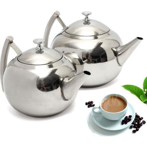 1500ML/2000ML Stainless Steel Coffee Tea Kettle Teapot Kitchen Household Supplies