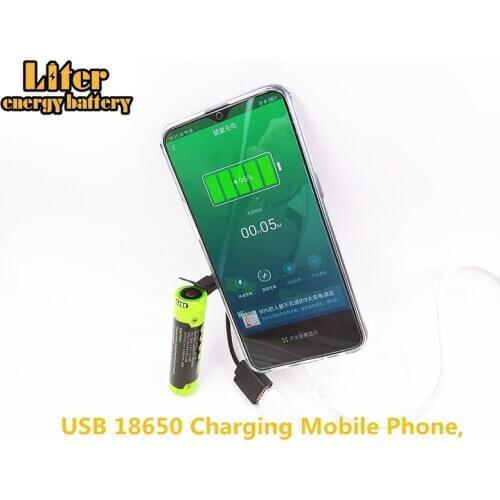 4PCS 4 LED Indicator USB 5000M 18650 3.7V 3500mAh Mobile charging battery Intelligence Li-ion Rechargeable Battery