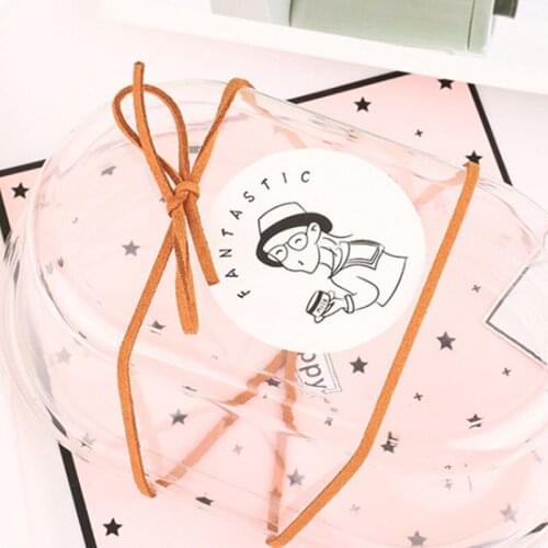 900pcs 5cm Children Baking Sealing Sticker Label Adhesive Party Gift Packaging Decoration Hand-painted Pattern DIY Handmade