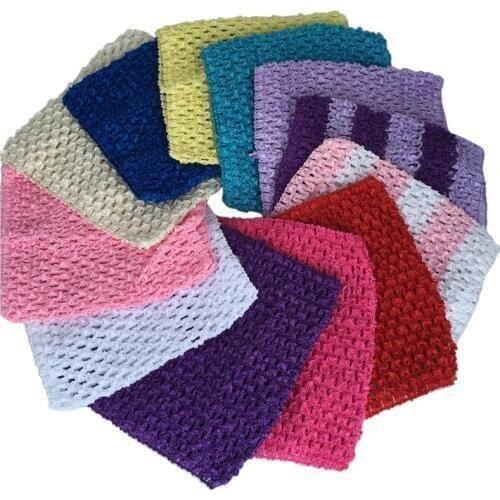 Elastic Fabric Sewing Accessories Baby Headband 15X15cm DIY Tulle Spool Tutu Crochet Chest Wrap Tube Apparel Supplies Girl Skirt