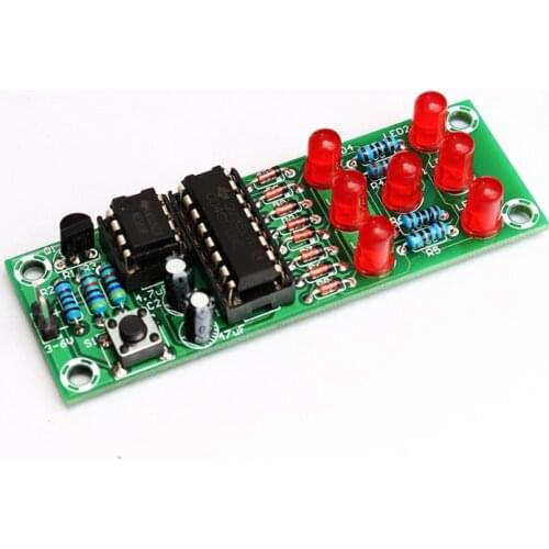 Diy electronic kit set LED dice production kit skills training welding practice fun electronic DIY