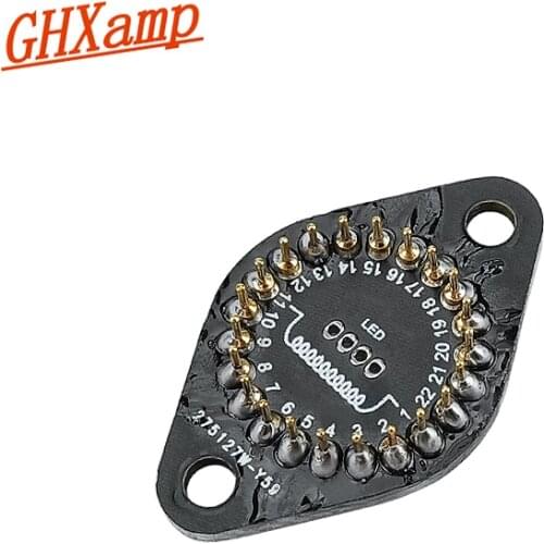 GHXAMP IV-17 Fluorescent Tube Holder Glow Tube Clock Socket VFD Valve Plug-in Base For Audio Digital Clock Accessories Diy 1PC