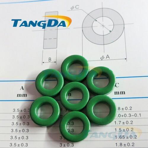 Tangda insulated green ferrite core bead 25*15*10 magnetic ring magnetic coil inductance interference anti-interference filter