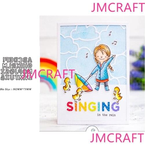 JMCRAFT 2021 New Capital Letters And Symbols Metal Cutting Dies DIY Scrapbook Handmade Paper Craft Metal Steel Template Dies
