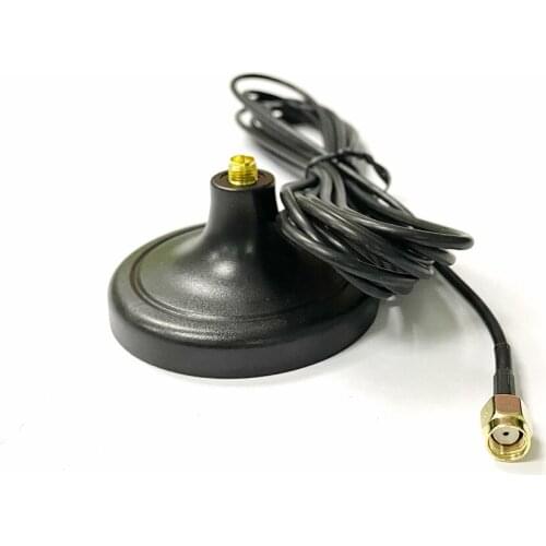 100PC GSM GPS WIFI wireless module antenna base magnetic extension adapter with 3M cable SMA male #2 aerial wholesale price