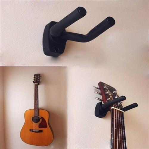 Metal Guitar Stand Holder Wall Mount Bracket Rack Soft Rubber Foam Padded Hook Mount Holder for Guitar Screws Accessories