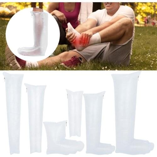 Waterproof 7pcs/ set Inflatable Medical Air Splint Leg Arm Ankle First Aid Emergency Kit Pain Relief Relaxation Rehabilitation