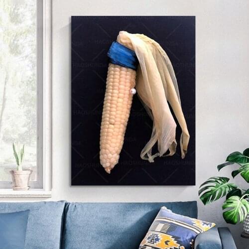 Wall art The Girl with the Pearl Earring poster corn picture Room Home bedroom Decoration Oil Painting On Canvas Painting
