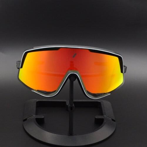 New 3 Lens Protruding Frame Riding Cycling Glasses Goggles Windproof Sports Running Mountain Bike Bicycle Sunglasses